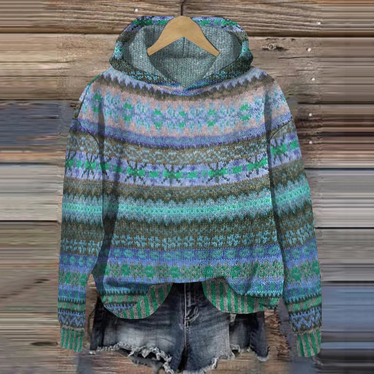 Rosavia™ | Ethnic Retro Sweater