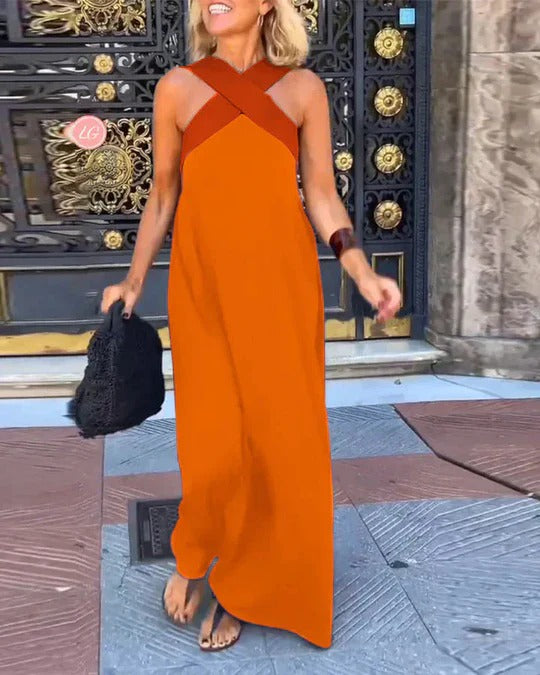Quirine™ | Robe Maxi à Devant Enveloppé