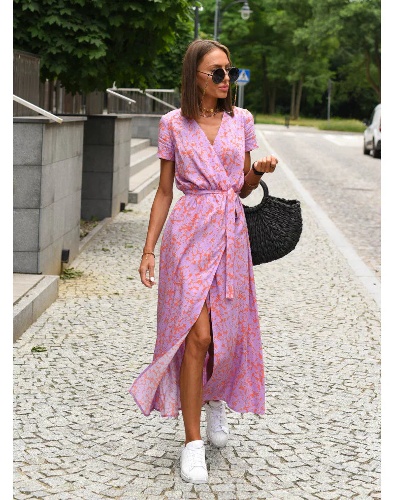 Fabiana | Elegant Dress with V-Neckline