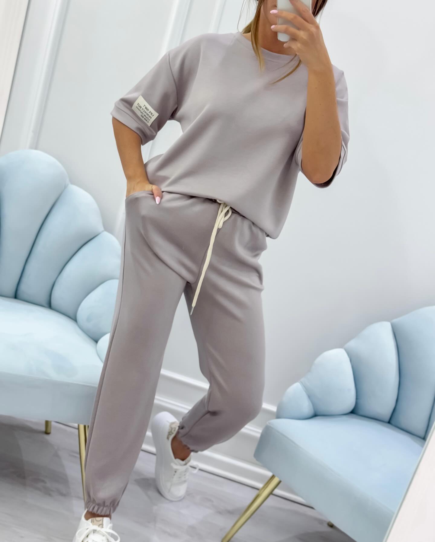 Lenaria™ | Short Sleeve Lounge Set