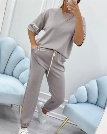 Lenaria™ | Short Sleeve Lounge Set