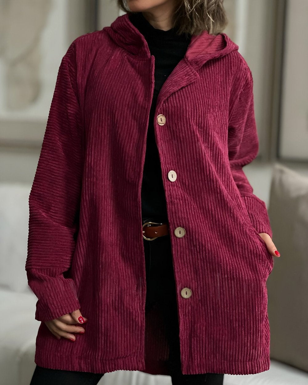 Vianora™ | Relaxed Fit Hooded Jacket