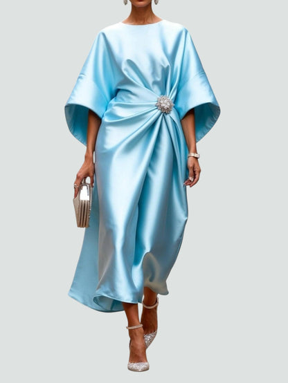 Robe Longue Satinée Élégante Lona™