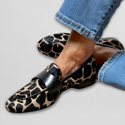 Leopard Print Loafer | Animal-Inspired Design