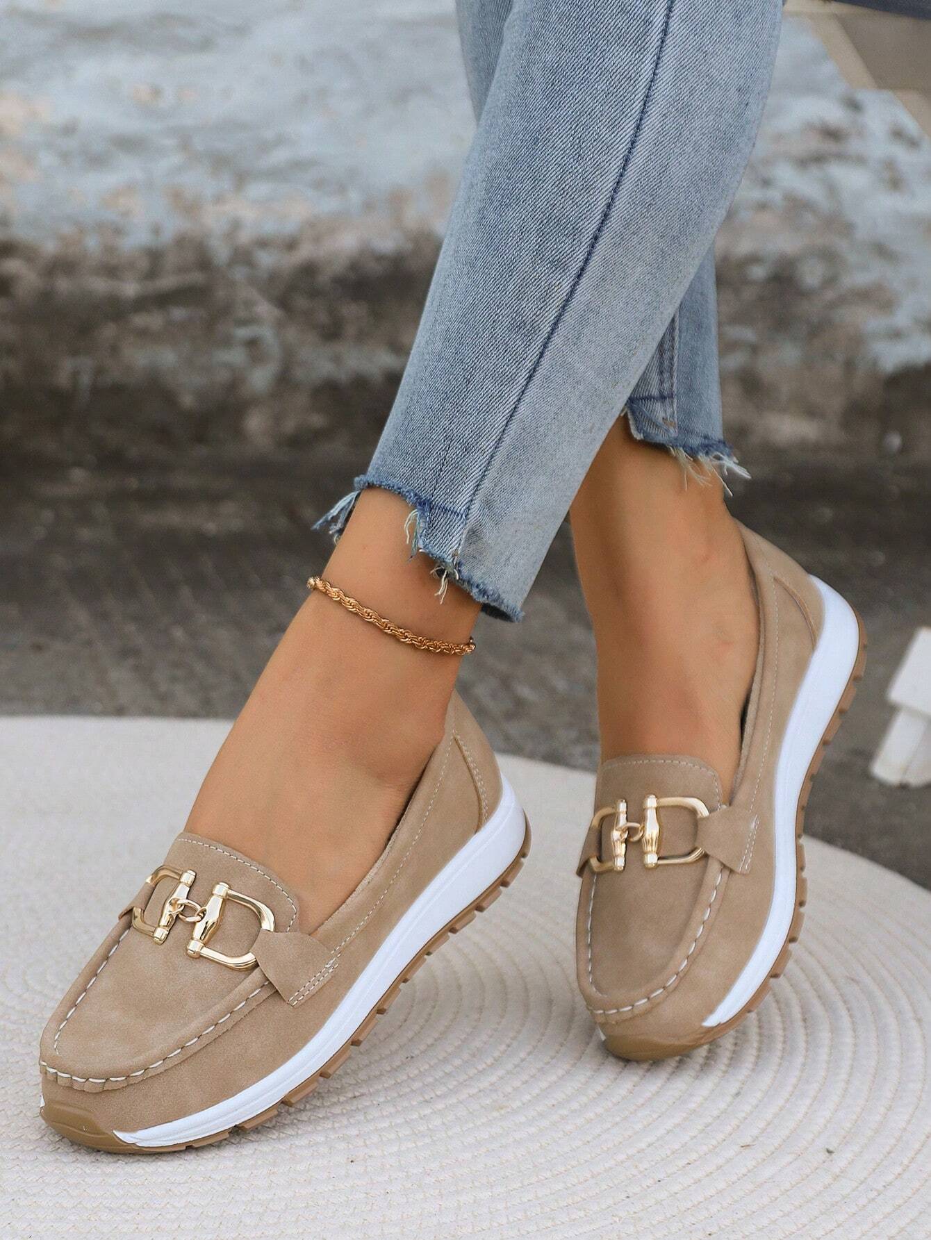 Elly - Mocassins Chic à Boucle