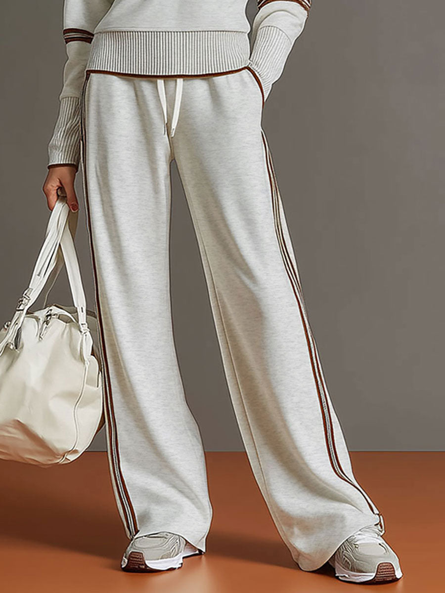 Marietta – Chemisier et pantalon à jambes larges