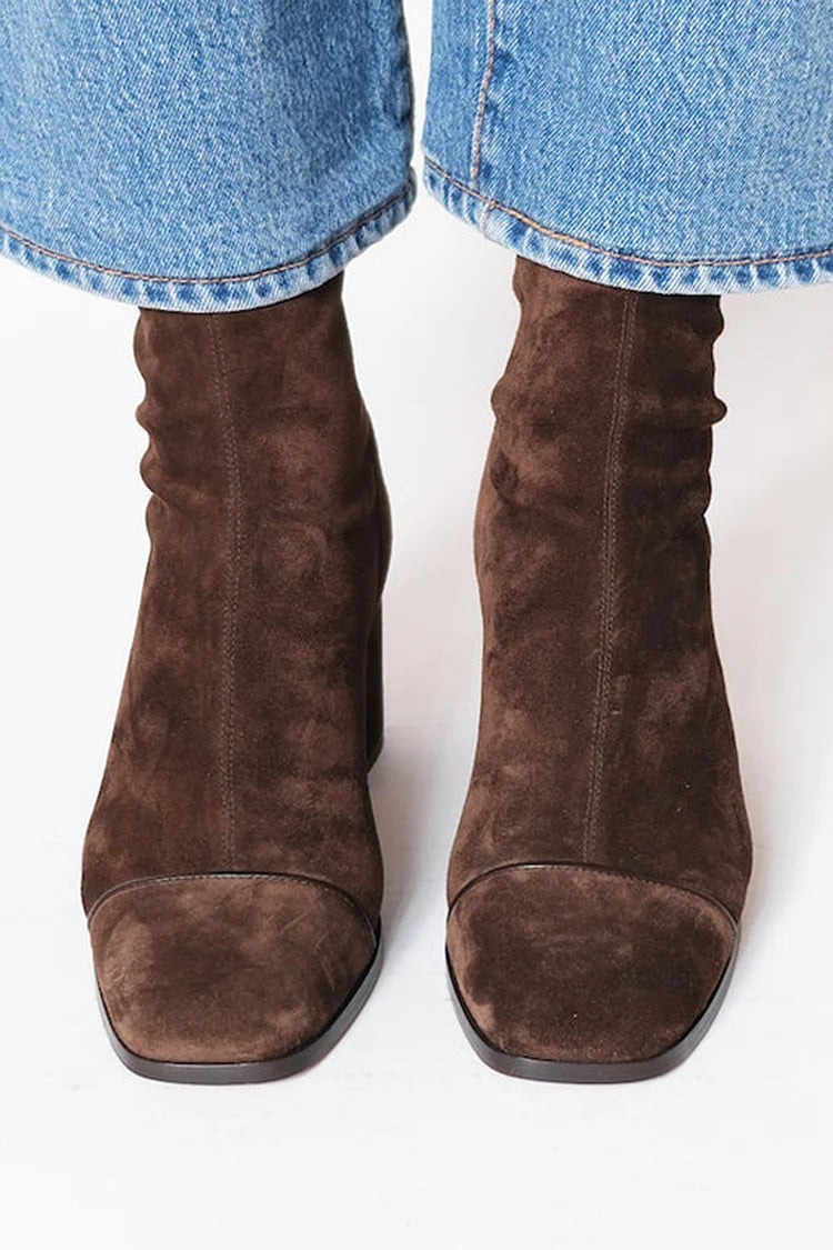 Clara | Suede Ankle Boots
