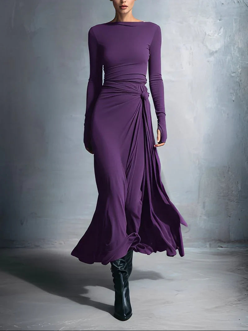 Naiara ❘ Maxi dress with side knot