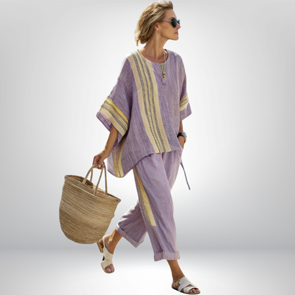Daisy™ | Boho Complet avec Rayures