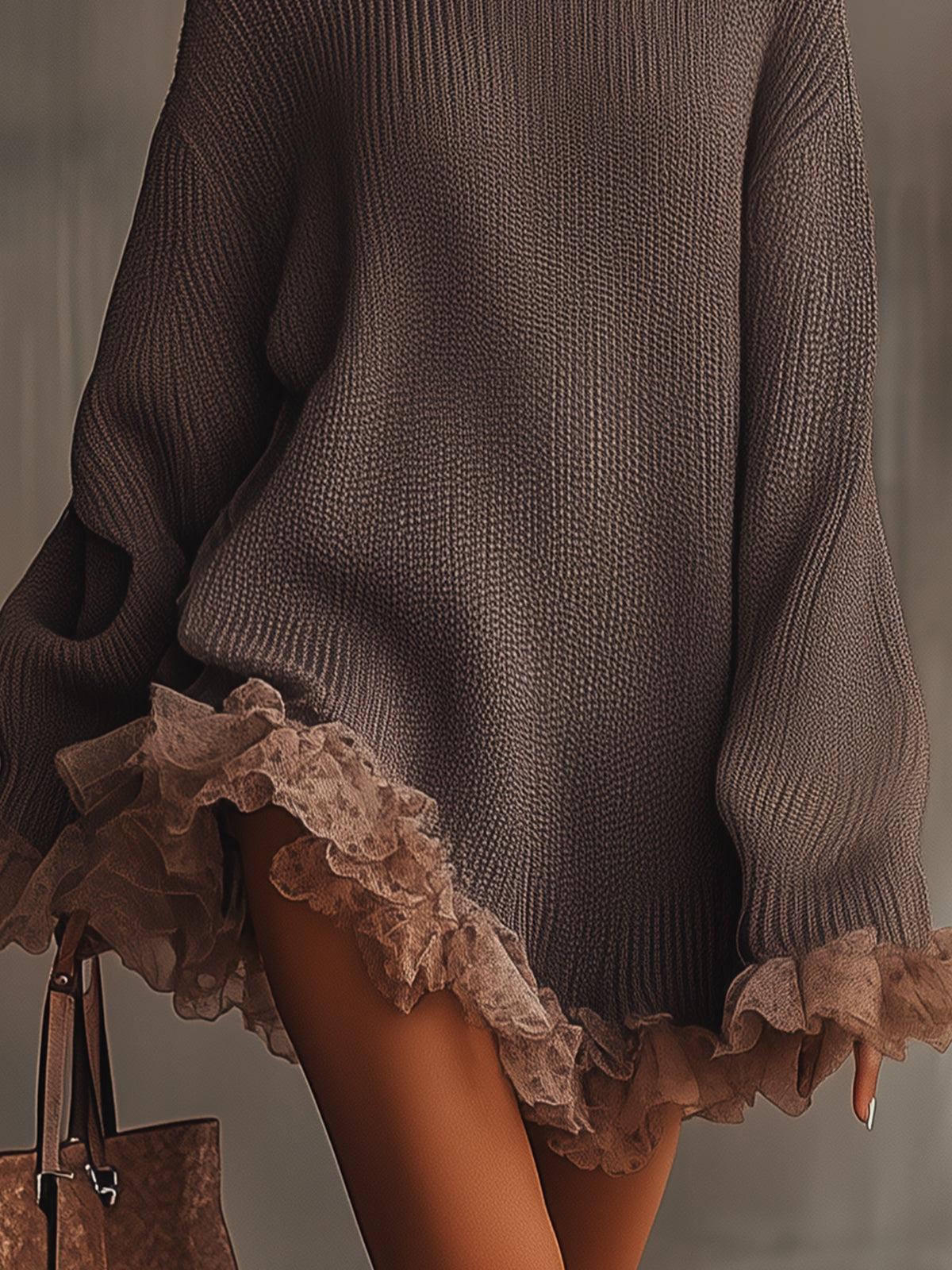 Valerie | Ruffle Knit Dress