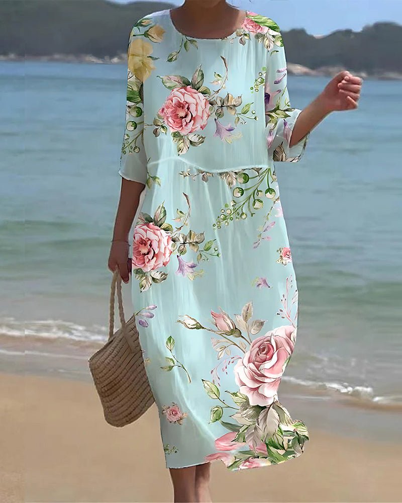 Zara | Robe Fleur de Crépuscule