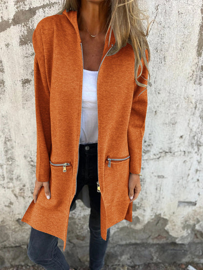 Veslina™ | Versatile Long Sleeve Zip Cardigan