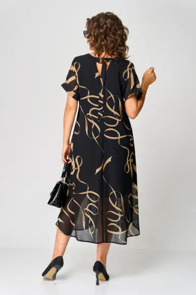 Lucie™ | Elegant Flowing Midi Dress