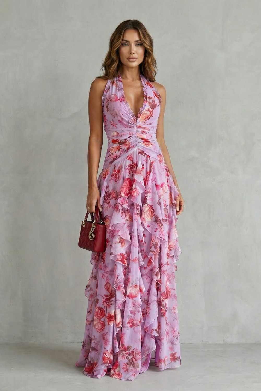 Juliette™ | Robe longue à col licou