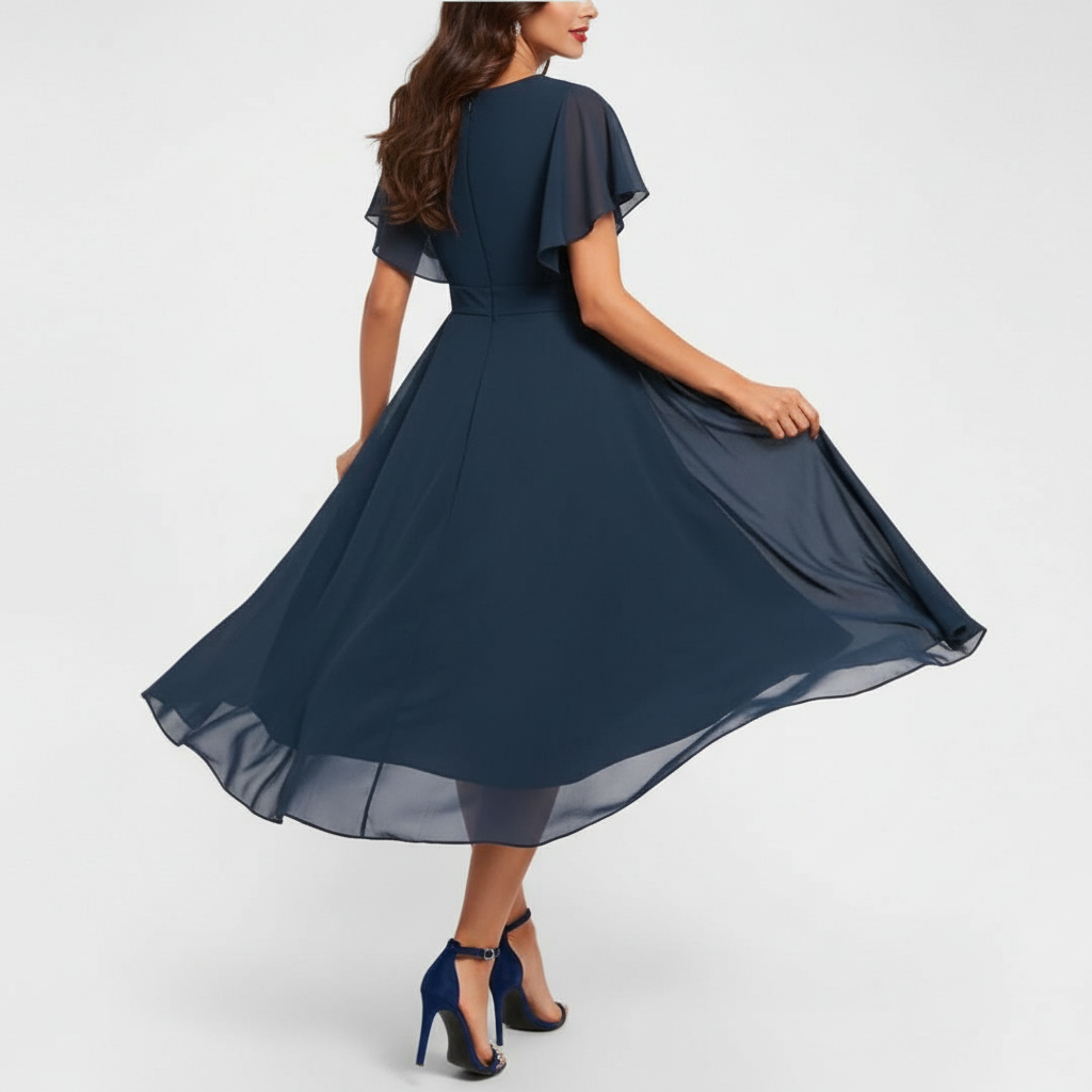 Robe Maxi Fluide à Décolleté en V Clarissa™