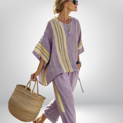 Daisy™ | Boho Complet avec Rayures