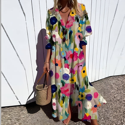 Leona | Flowy Bohemian Dress