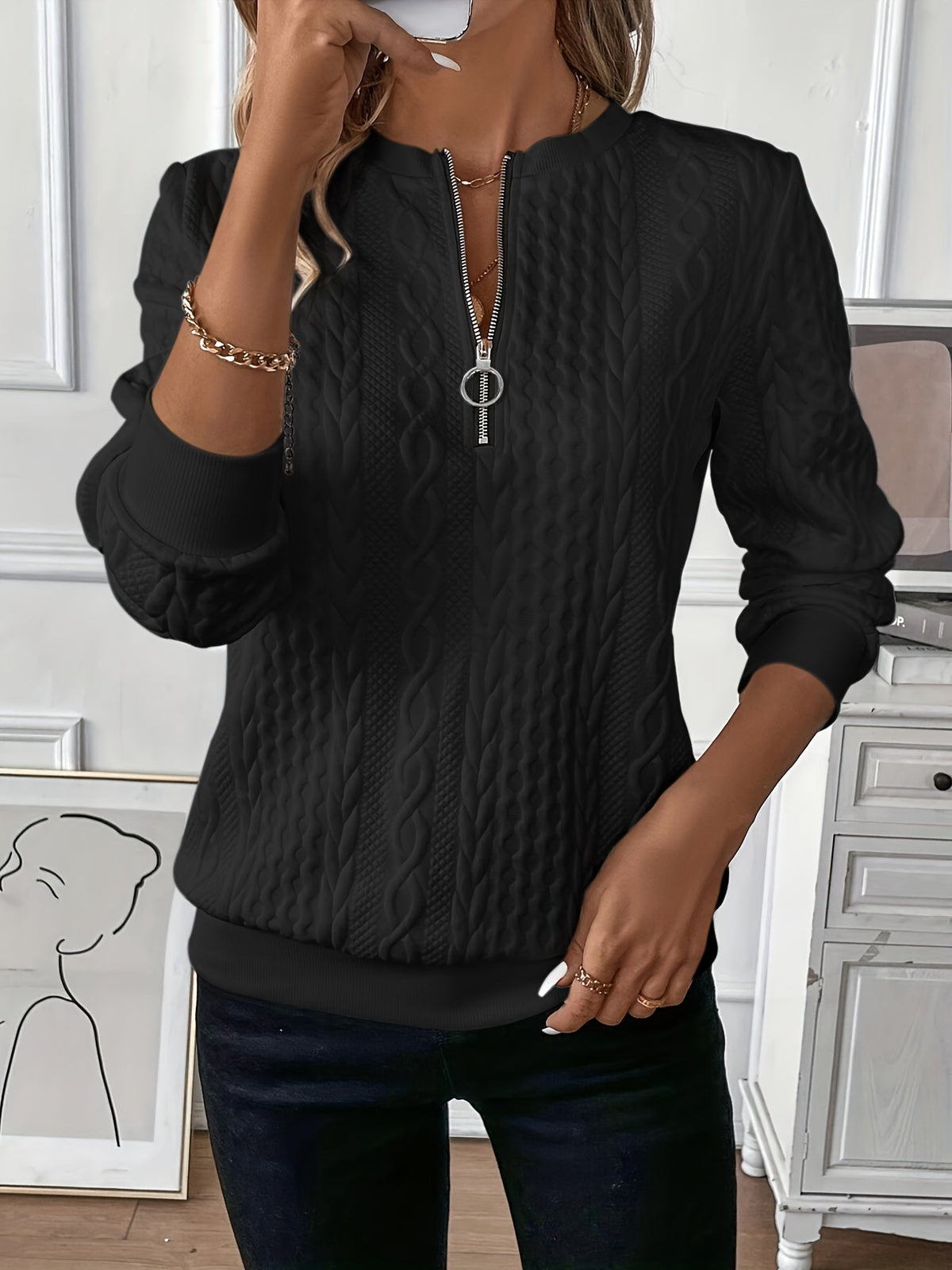 Elanora™ | Stylish Knitted Sweater
