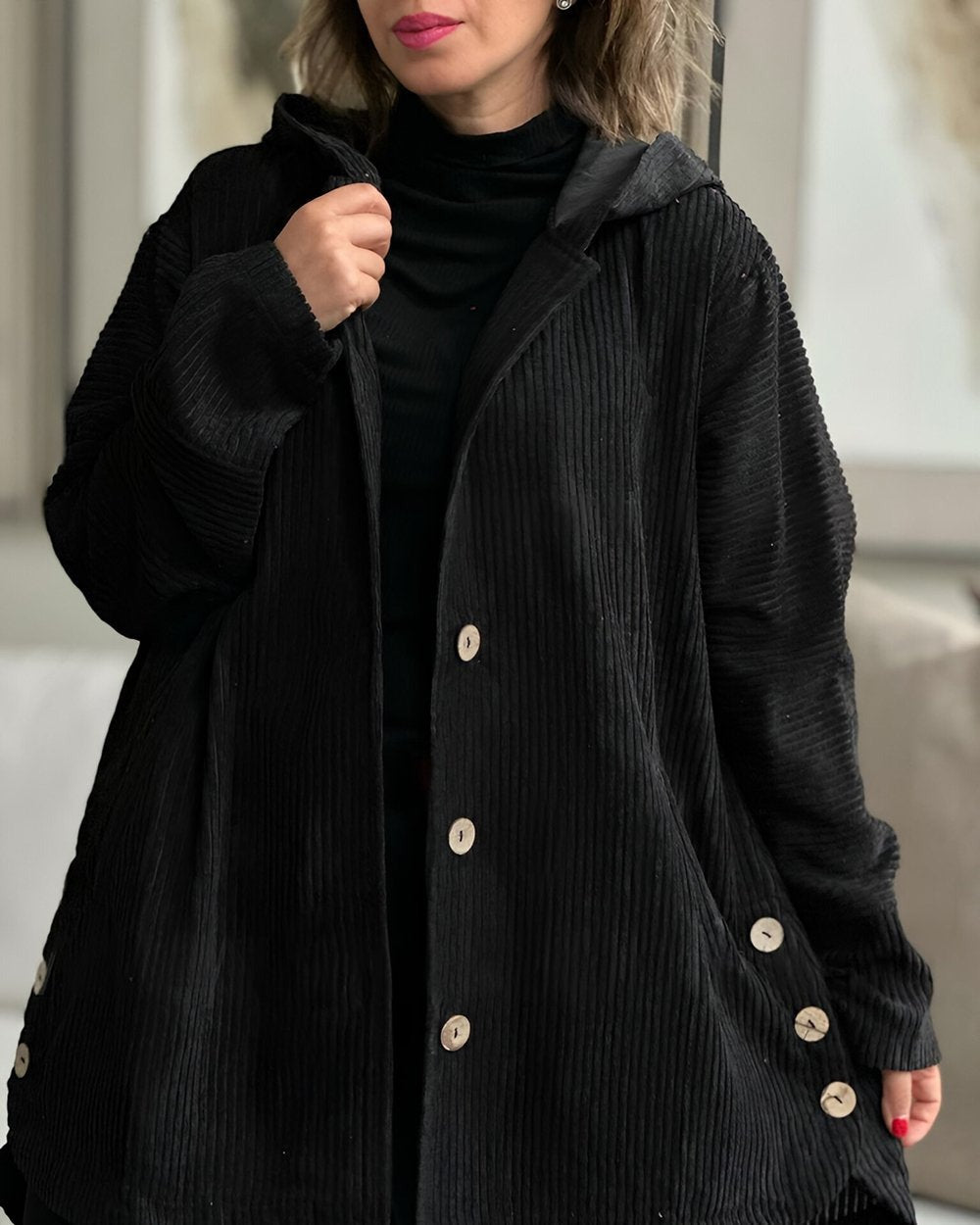 Vianora™ | Relaxed Fit Hooded Jacket