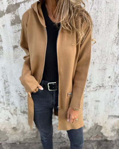 Veslina™ | Versatile Long Sleeve Zip Cardigan