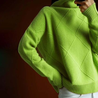 Evania™ | Casual Solid Color Knit Sweater