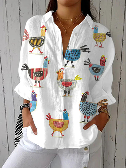 Léa | Blouse de Jardin Printanier