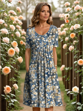Floral Bleu Clair