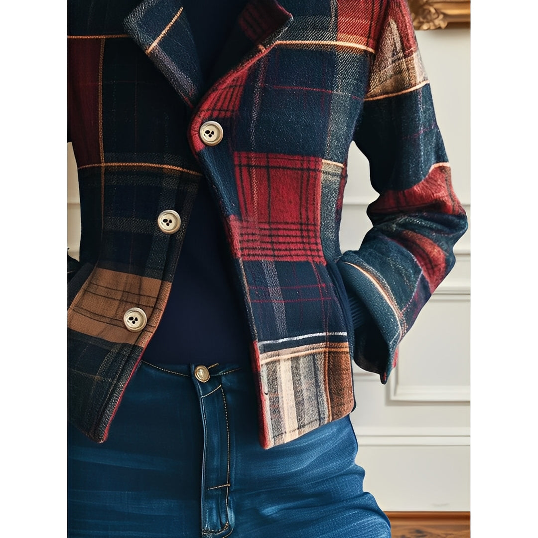 Lydia | Classic Plaid Jacket