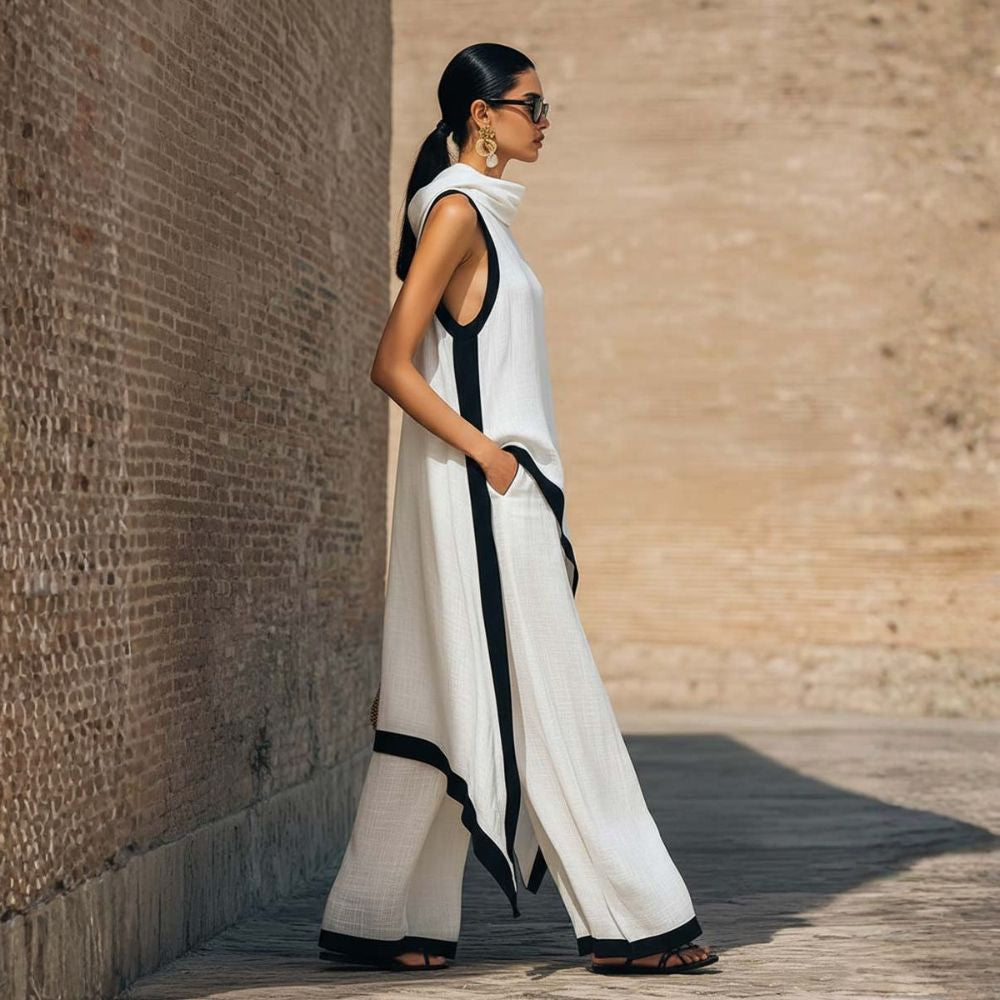 Léona | Complet élégant en lin
