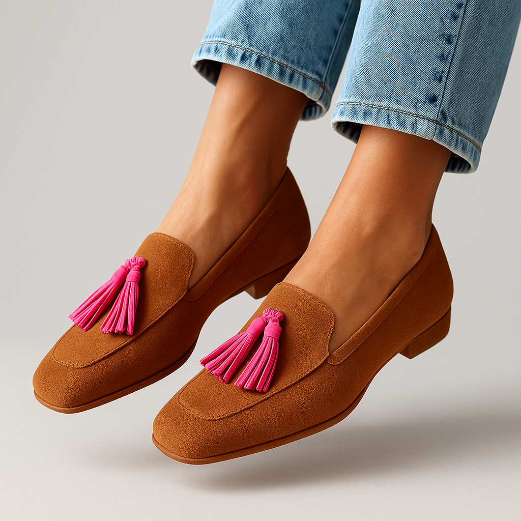 Rosa | Suede Slip-On Loafers
