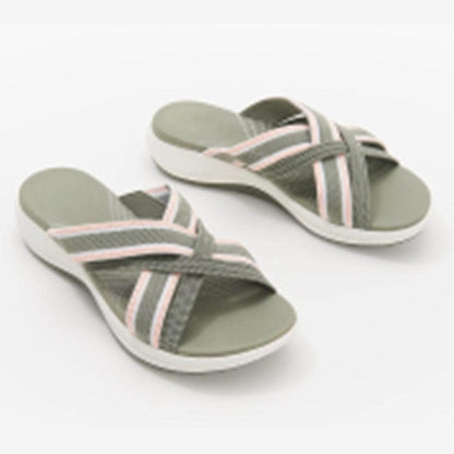 Aerynna™ | Sandales Croisées Orthopédiques Confort