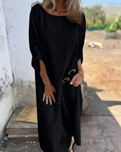 Florine™ | Robe Midi Coupe Ample