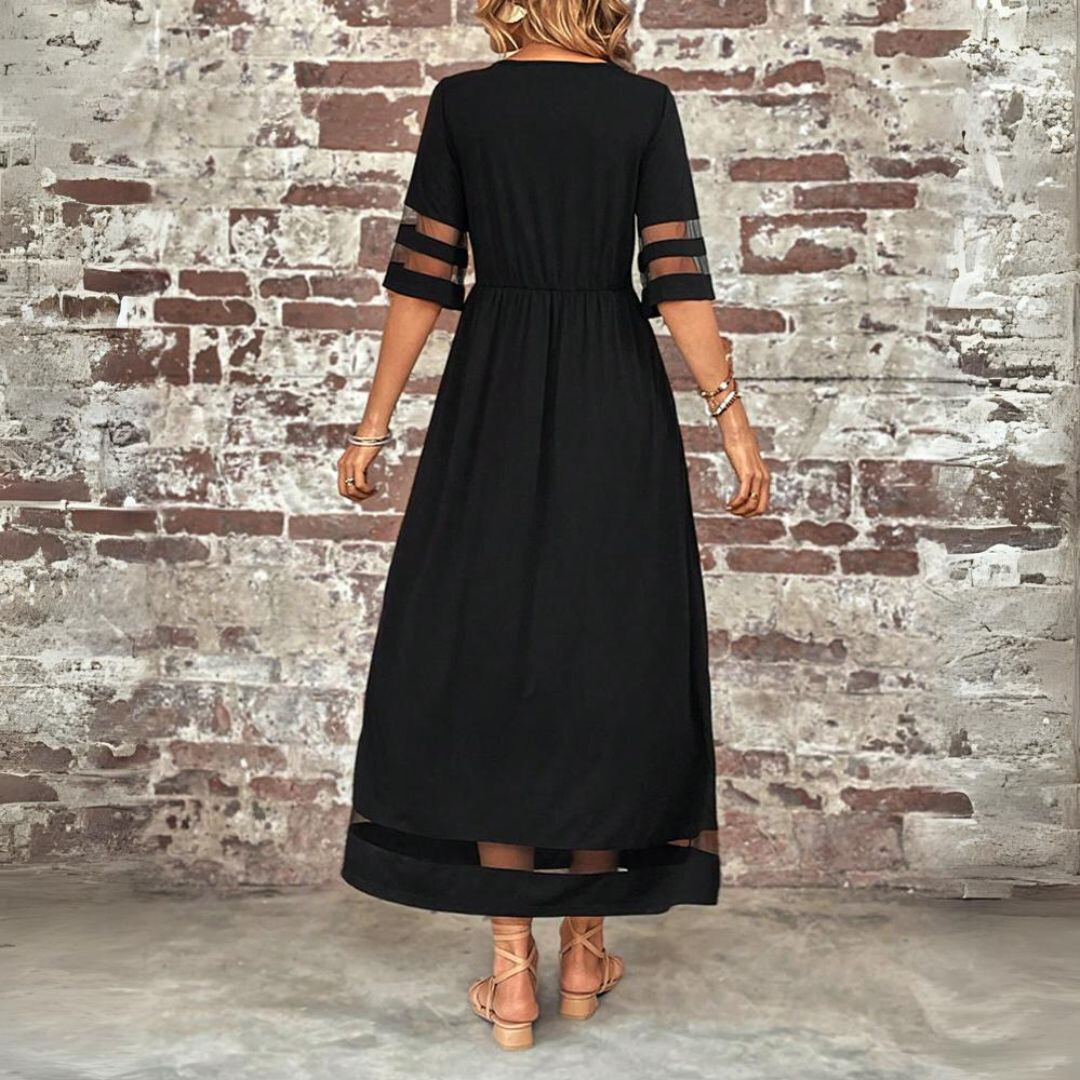Beth | Robe midi flatteuse et lissante pour le ventre