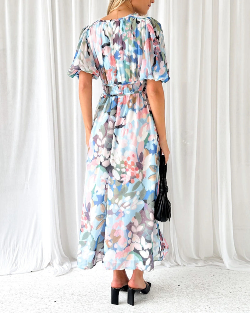 Celine | Robe Florale Féminine