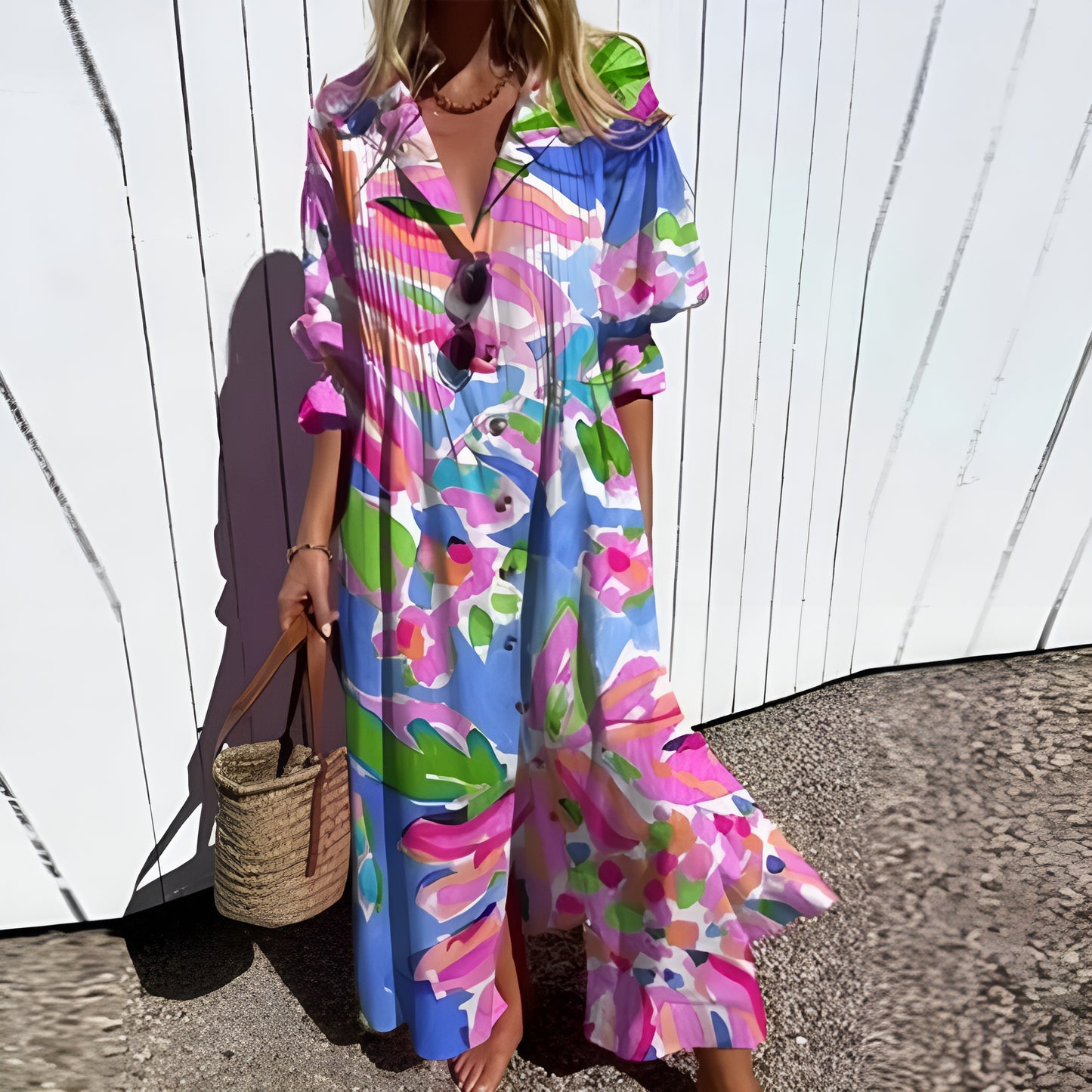 Leona | Flowy Bohemian Dress