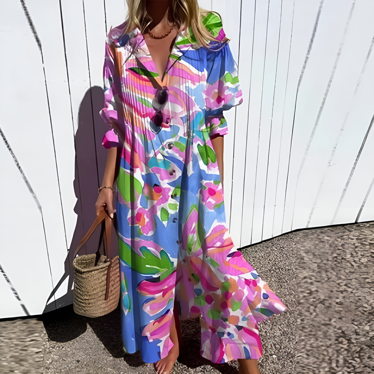 Leona | Flowy Bohemian Dress