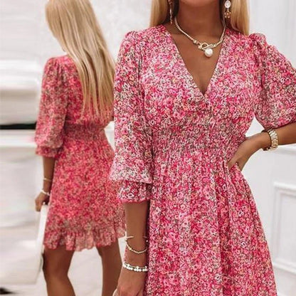 Keely | Robe Florale Élégante