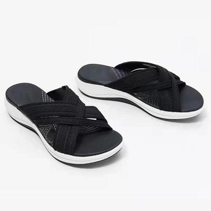 Aerynna™ | Sandales Croisées Orthopédiques Confort
