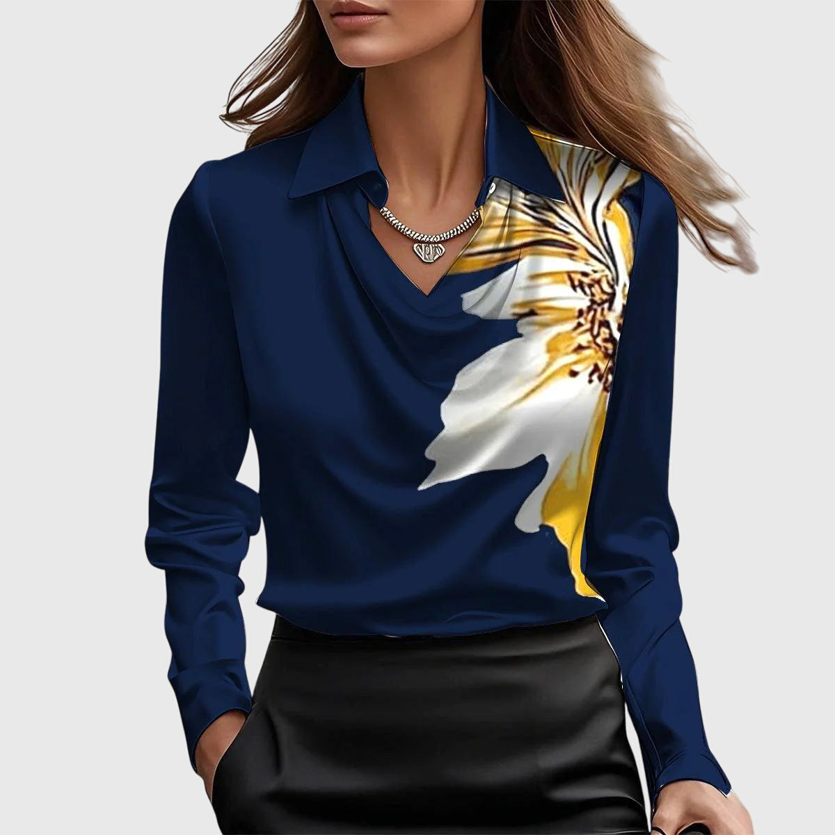 Zoe™ | Sophisticated Satin Top