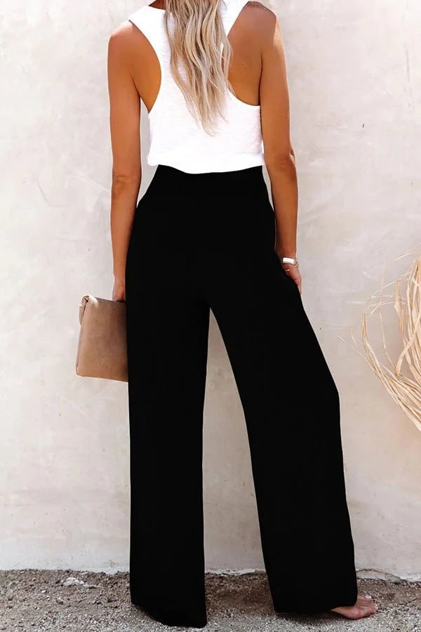Kaweka - Relaxed High-Waist Pants