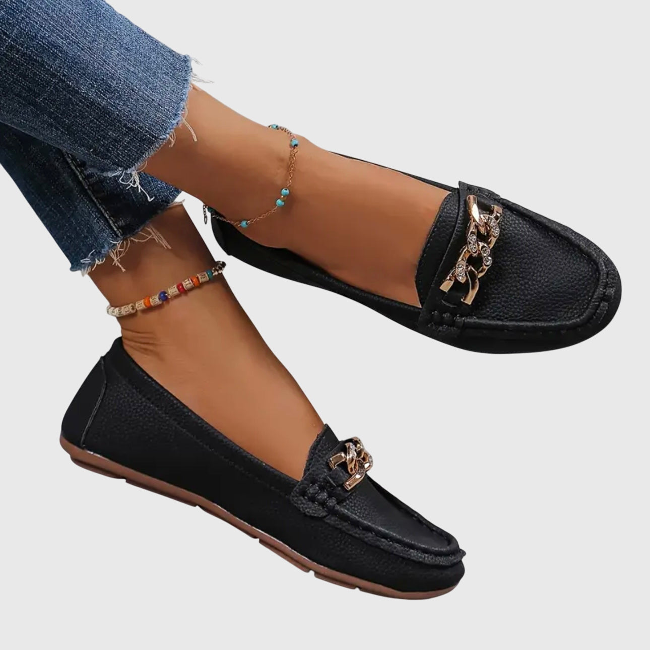 Eden - Mocassins à Boucle Diamant Plate