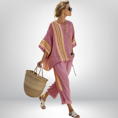 Daisy™ | Boho Complet avec Rayures