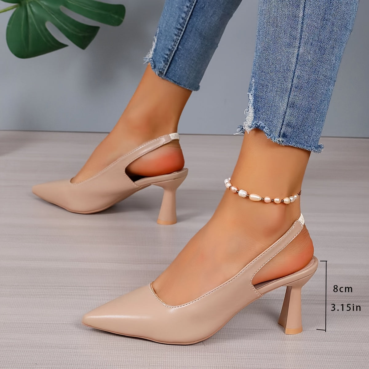 Sophia | Elegant Slingback Heels