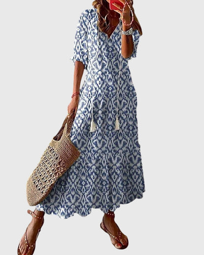 Amalia | Robe d'été vintage bohème