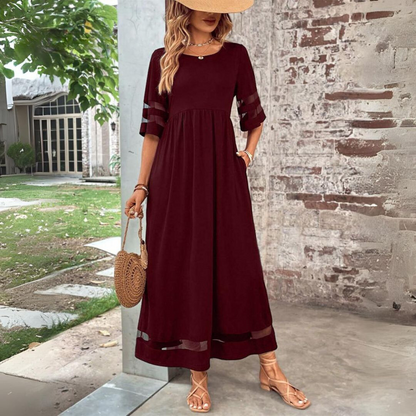 Beth | Robe midi flatteuse et lissante pour le ventre