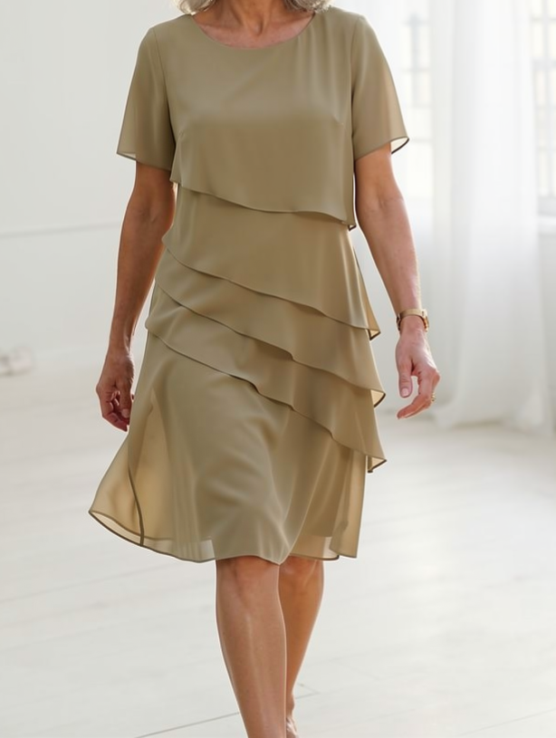 Linda | Robe à volants Élégante et Confortable