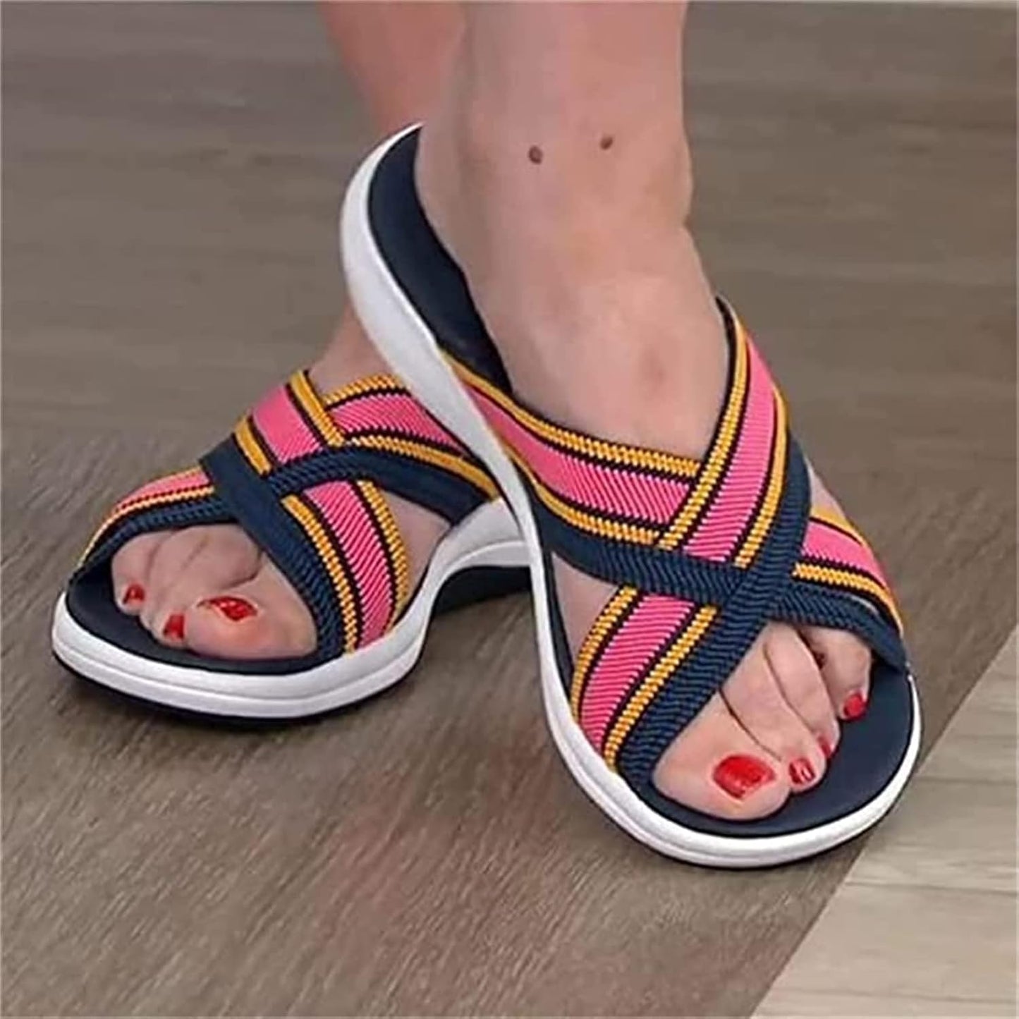 Aerynna™ | Sandales Croisées Orthopédiques Confort