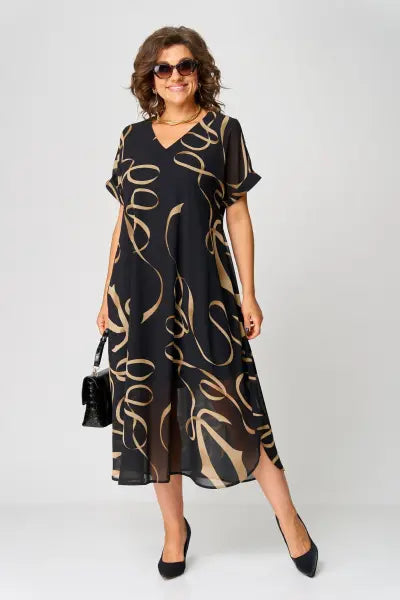 Lucie™ | Robe midi fluide élégante