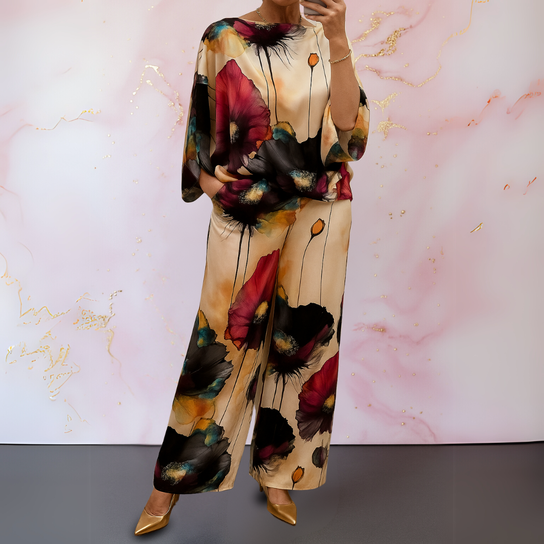 Maelora™ | Ensemble deux pièces en satin pour femme