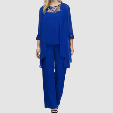 Avenyra™ | Elegant Evening Pant Suit Set